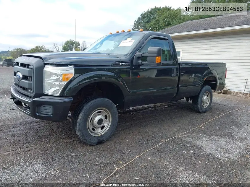 2012 FORD F250 VIN 1FTBF2B63CEB94583 — фото 2