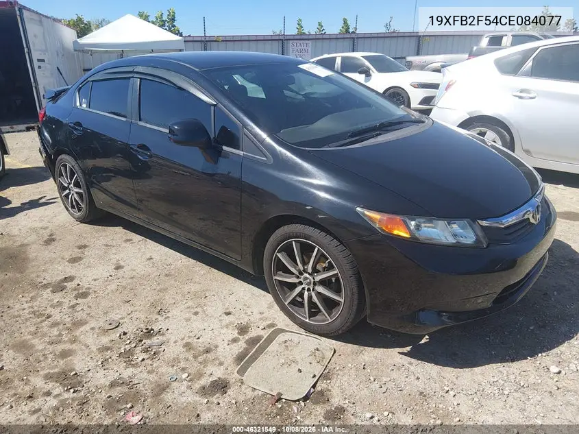 HONDA CIVIC 2012, VIN 19XFB2F54CE084077