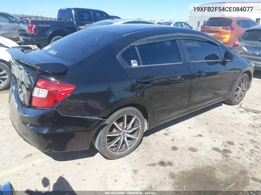 2012 HONDA CIVIC VIN 19XFB2F54CE084077 — фото 4