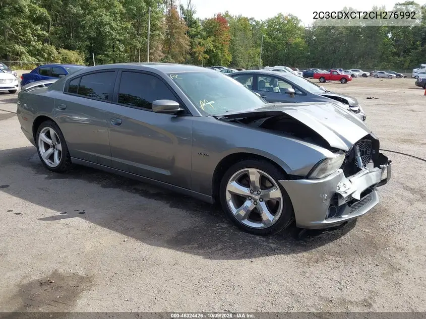 DODGE CHARGER 2012, VIN 2C3CDXCT2CH276992