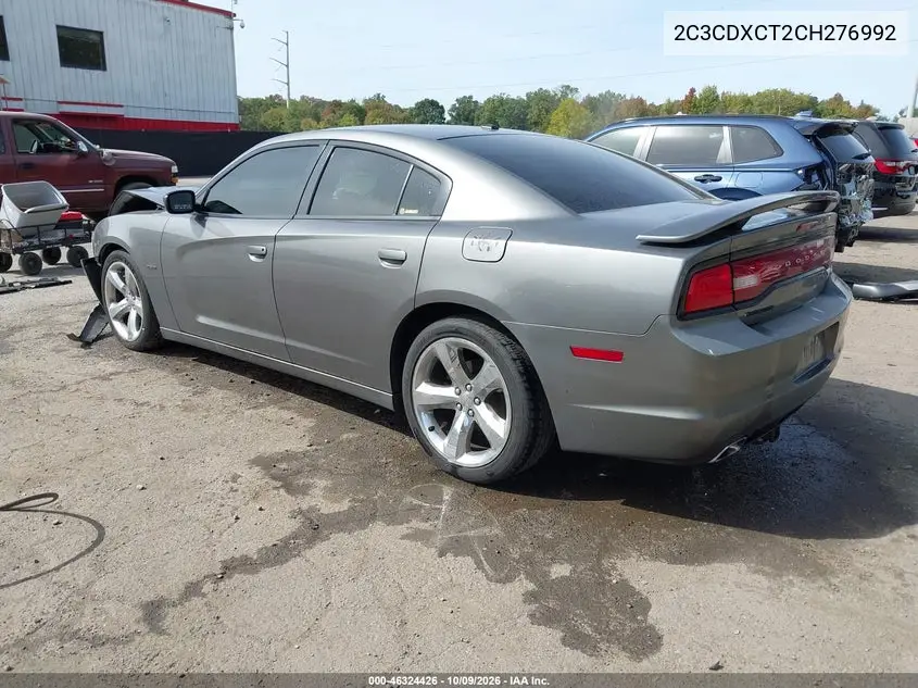 2012 DODGE CHARGER VIN 2C3CDXCT2CH276992 — фото 3