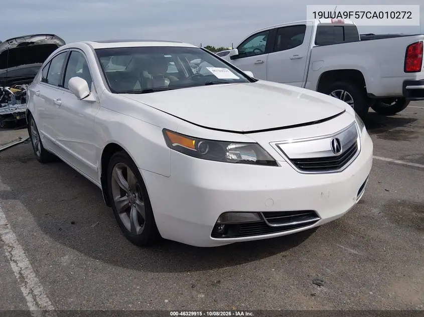 ACURA TL 2012, VIN 19UUA9F57CA010272