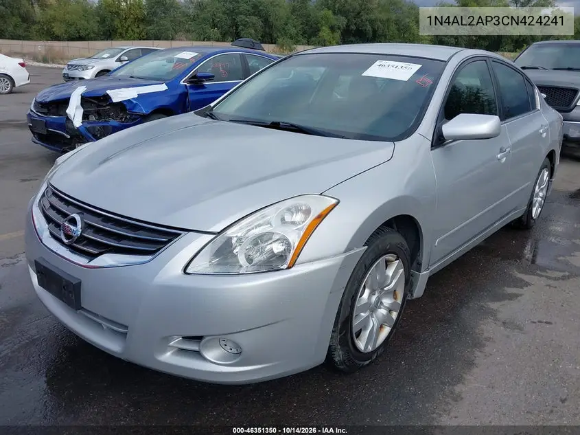 2012 NISSAN ALTIMA VIN 1N4AL2AP3CN424241 — фото 2