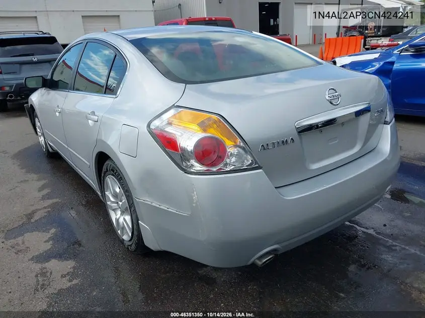 2012 NISSAN ALTIMA VIN 1N4AL2AP3CN424241 — фото 3