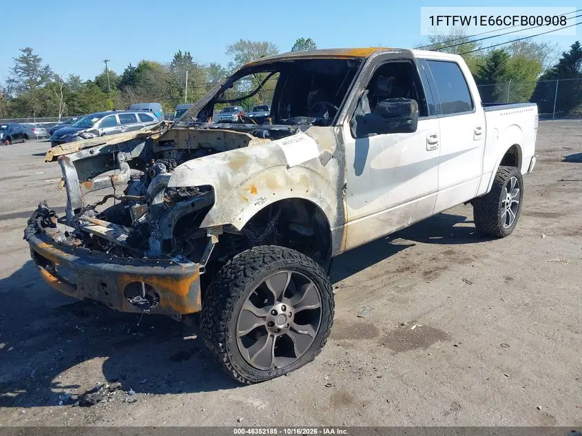 2012 FORD F-150 VIN 1FTFW1E66CFB00908 — фото 2