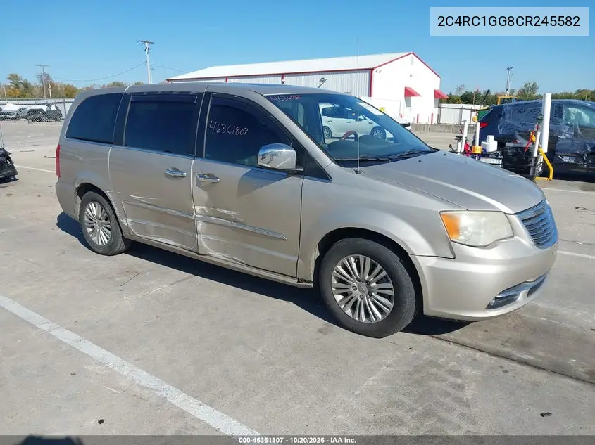 CHRYSLER TOWN & COUNTRY 2012, VIN 2C4RC1GG8CR245582