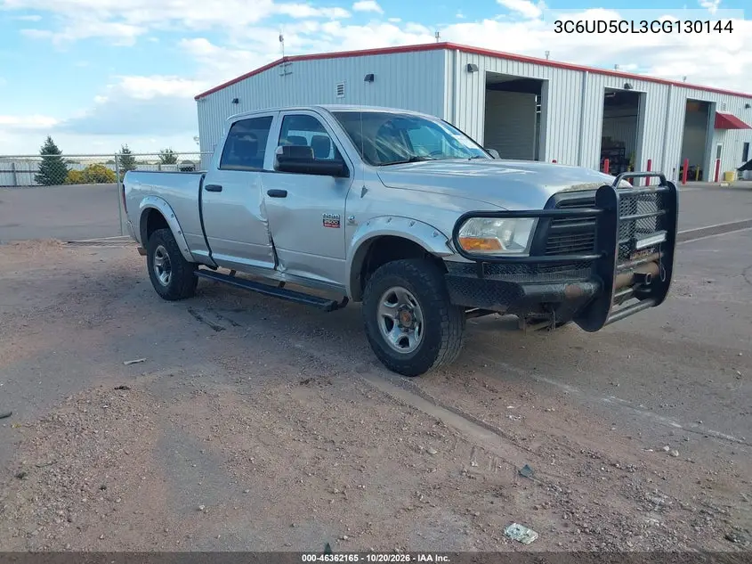 RAM 2500 2012, VIN 3C6UD5CL3CG130144