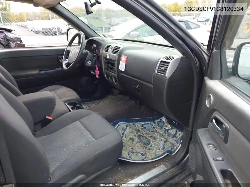 2012 CHEVROLET COLORADO VIN 1GCDSCF91C8120334 — фото 5