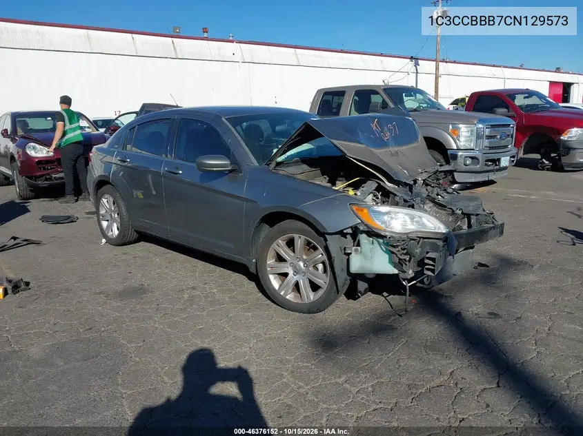 CHRYSLER 200 2012, VIN 1C3CCBBB7CN129573