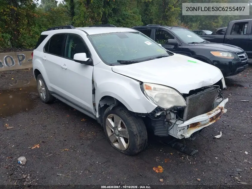 CHEVROLET EQUINOX 2012, VIN 2GNFLDE53C6255497