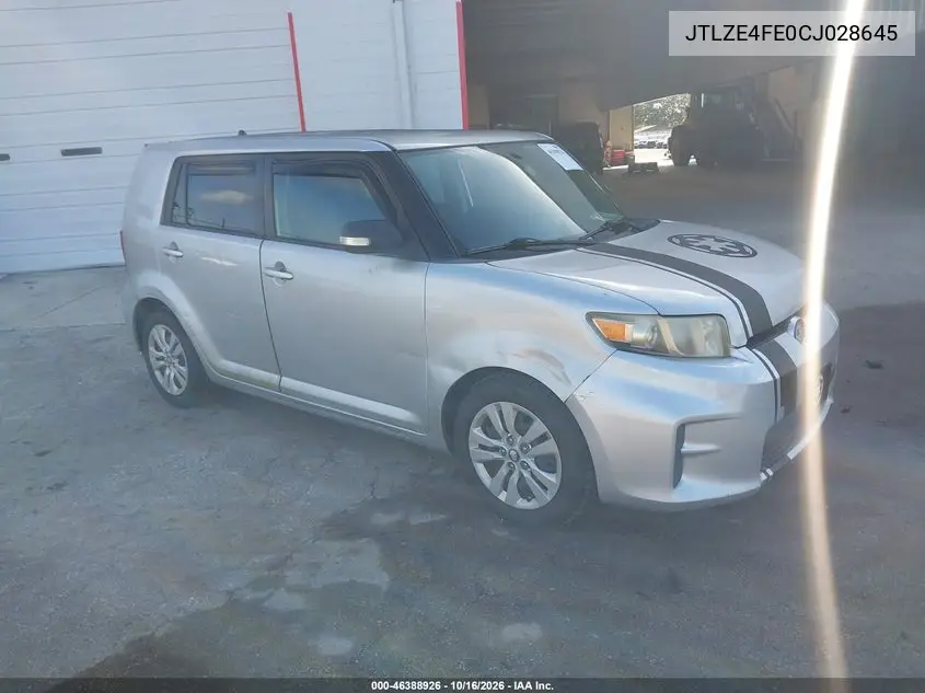 SCION XB 2012, VIN JTLZE4FE0CJ028645
