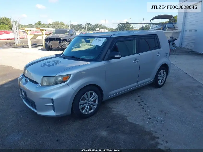 2012 SCION XB VIN JTLZE4FE0CJ028645 — фото 2