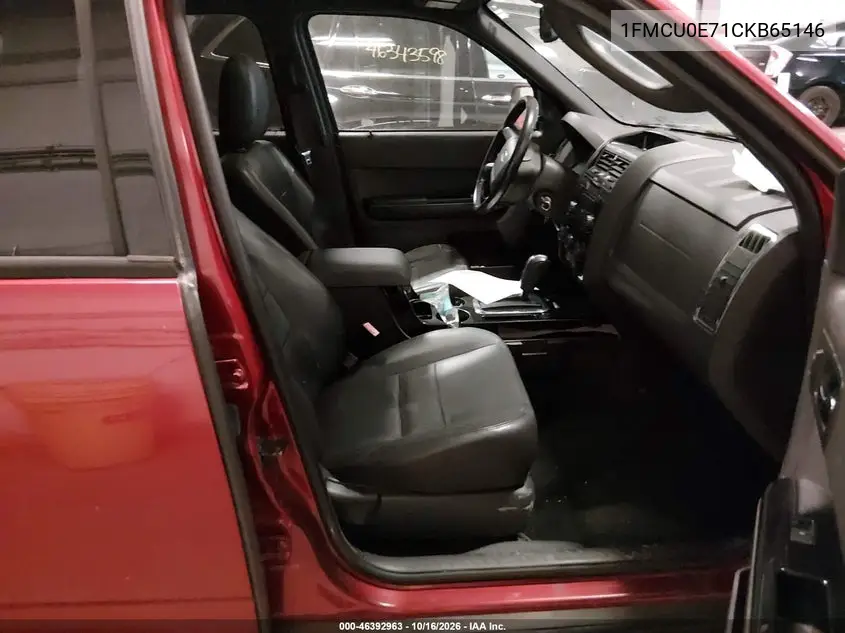 2012 FORD ESCAPE VIN 1FMCU0E71CKB65146 — фото 5