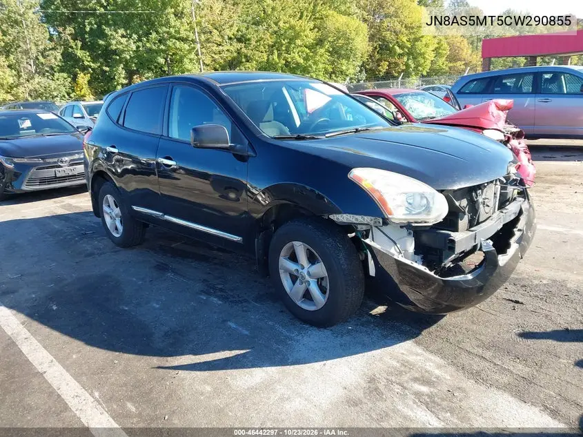 NISSAN ROGUE 2012, VIN JN8AS5MT5CW290855
