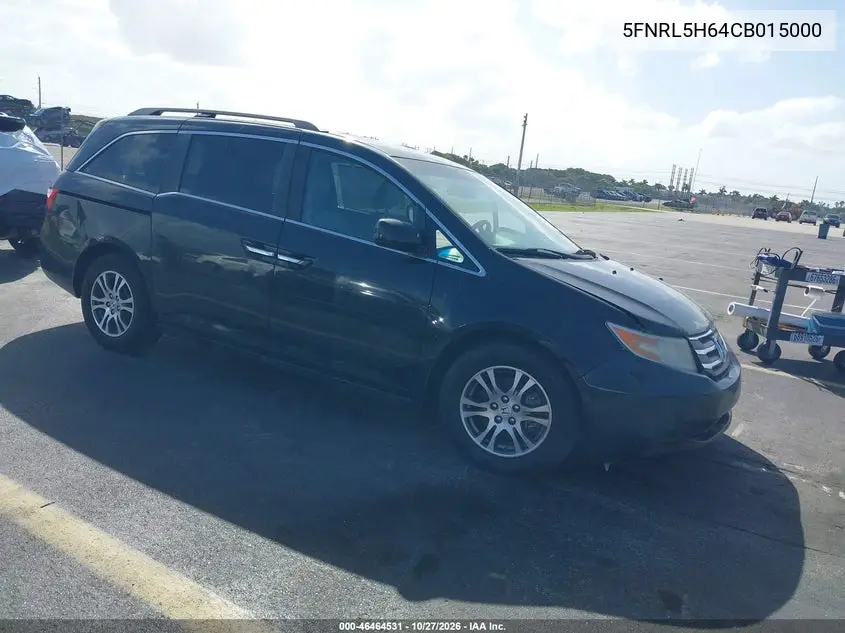 HONDA ODYSSEY 2012, VIN 5FNRL5H64CB015000
