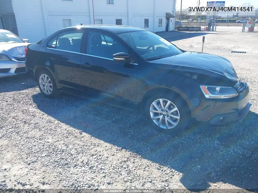 VOLKSWAGEN JETTA 2012, VIN 3VWDX7AJ4CM414541