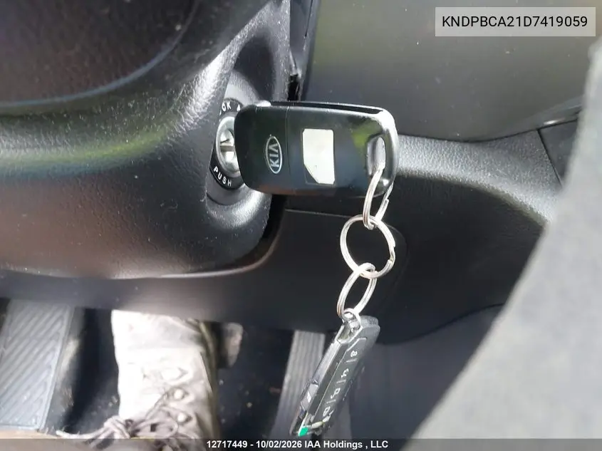 2013 KIA SPORTAGE VIN KNDPBCA21D7419059 — фото 11