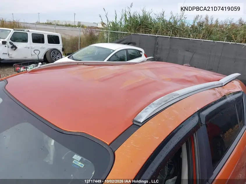 2013 KIA SPORTAGE VIN KNDPBCA21D7419059 — фото 12