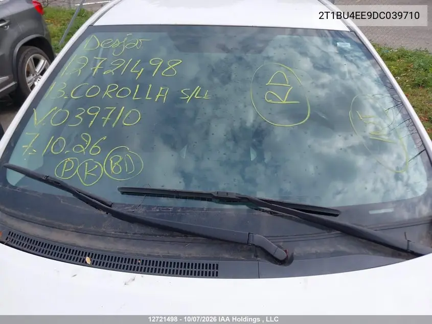 2013 TOYOTA COROLLA VIN 2T1BU4EE9DC039710 — фото 17