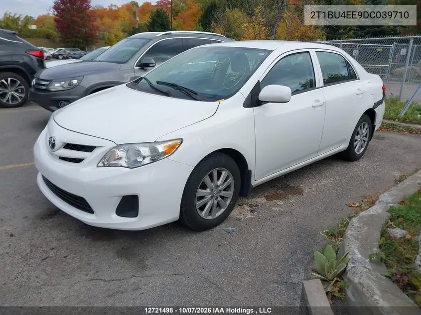 2013 TOYOTA COROLLA VIN 2T1BU4EE9DC039710 — фото 3