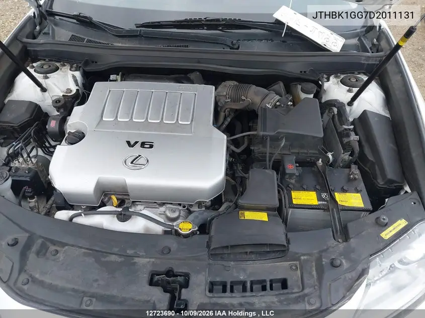 2013 LEXUS ES VIN JTHBK1GG7D2011131 — фото 10