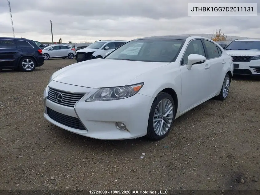 2013 LEXUS ES VIN JTHBK1GG7D2011131 — фото 2
