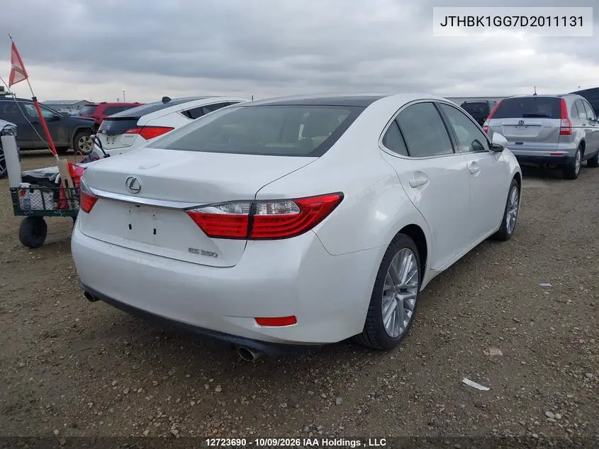 2013 LEXUS ES VIN JTHBK1GG7D2011131 — фото 4