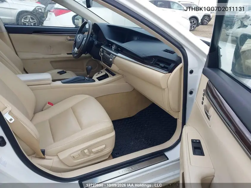 2013 LEXUS ES VIN JTHBK1GG7D2011131 — фото 5