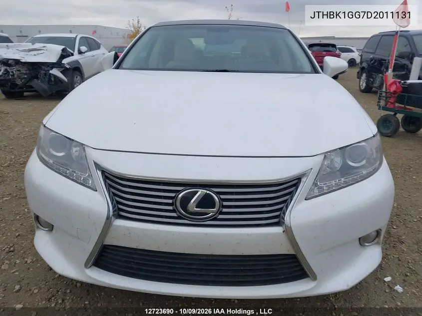 2013 LEXUS ES VIN JTHBK1GG7D2011131 — фото 6