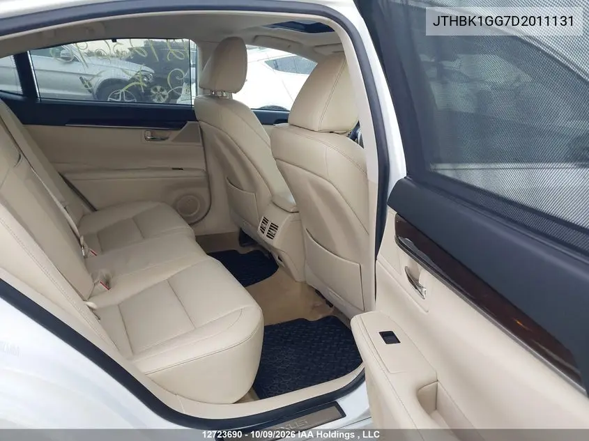 2013 LEXUS ES VIN JTHBK1GG7D2011131 — фото 8