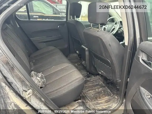 2013 CHEVROLET EQUINOX VIN 2GNFLEEKXD6244672 — фото 8
