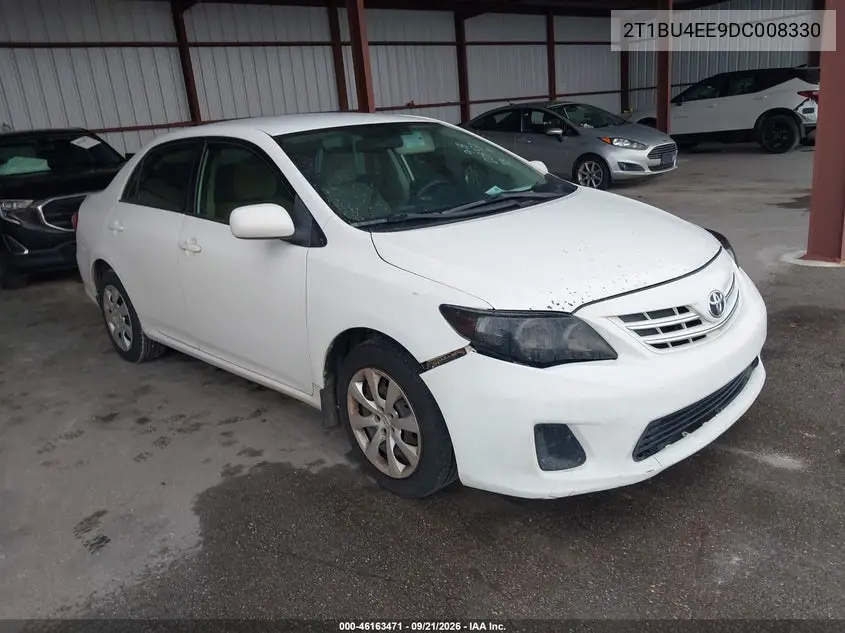 TOYOTA COROLLA 2013, VIN 2T1BU4EE9DC008330