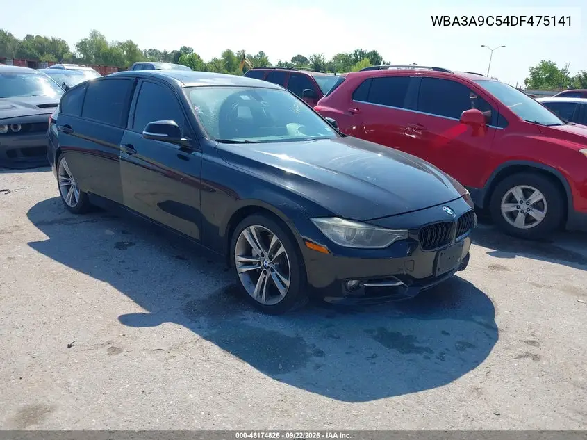 BMW 3ER 2013, VIN WBA3A9C54DF475141
