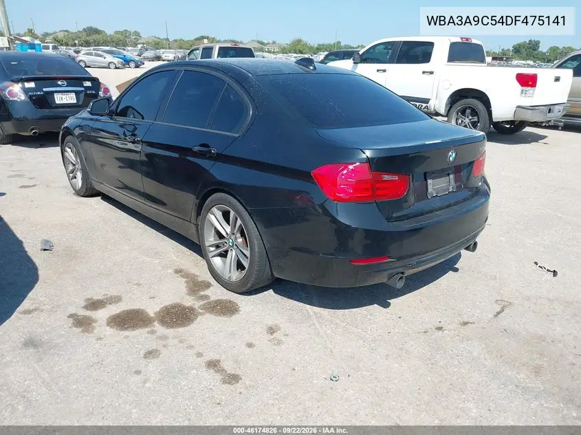 2013 BMW 3ER VIN WBA3A9C54DF475141 — фото 3