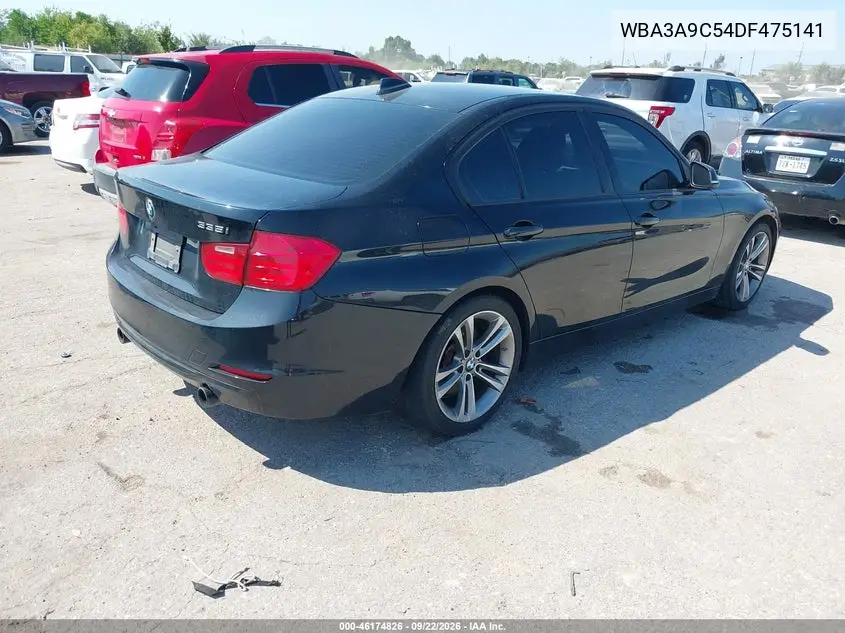 2013 BMW 3ER VIN WBA3A9C54DF475141 — фото 4
