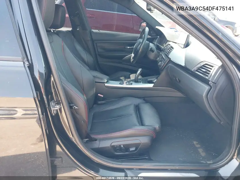 2013 BMW 3ER VIN WBA3A9C54DF475141 — фото 5