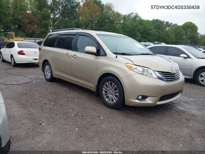 TOYOTA SIENNA 2013, VIN 5TDYK3DC4DS330438
