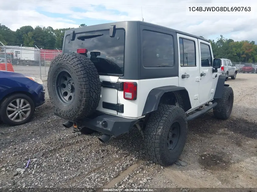 2013 JEEP WRANGLER VIN 1C4BJWDG8DL690763 — фото 4