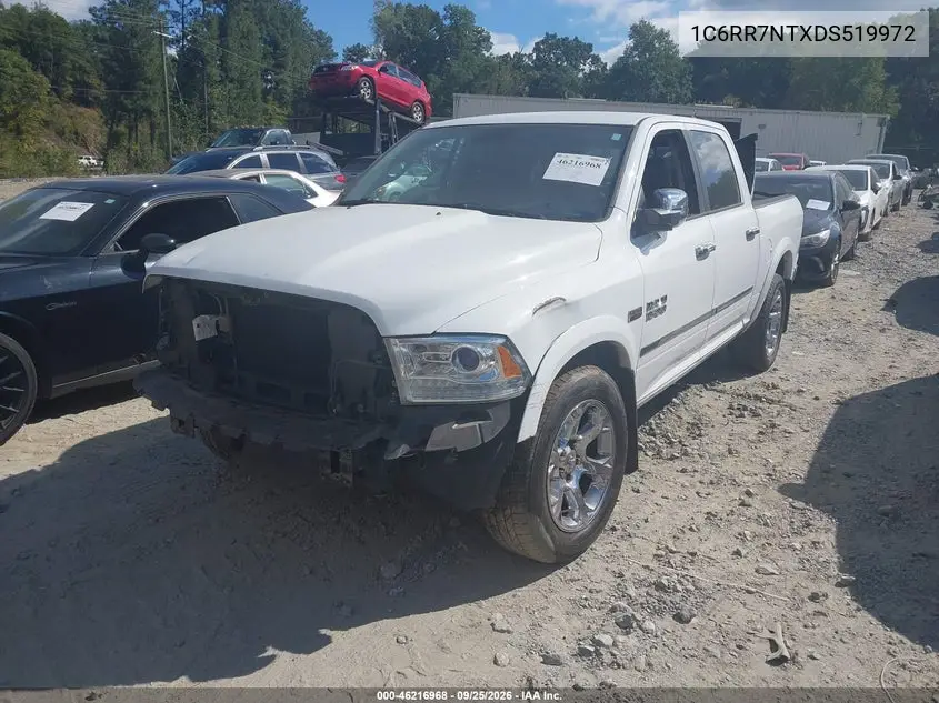 2013 RAM 1500 VIN 1C6RR7NTXDS519972 — фото 2