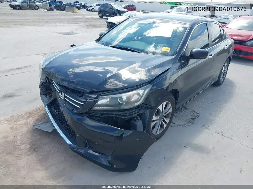 2013 HONDA ACCORD VIN 1HGCR2F39DA010673 — фото 2