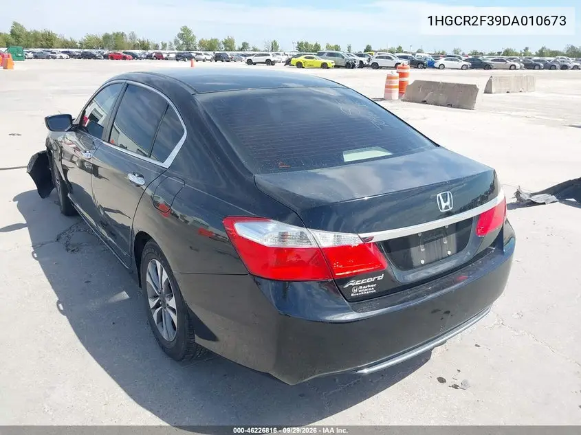 2013 HONDA ACCORD VIN 1HGCR2F39DA010673 — фото 3