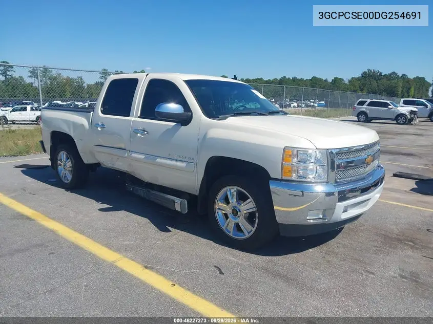 CHEVROLET SILVERADO 2013, VIN 3GCPCSE00DG254691