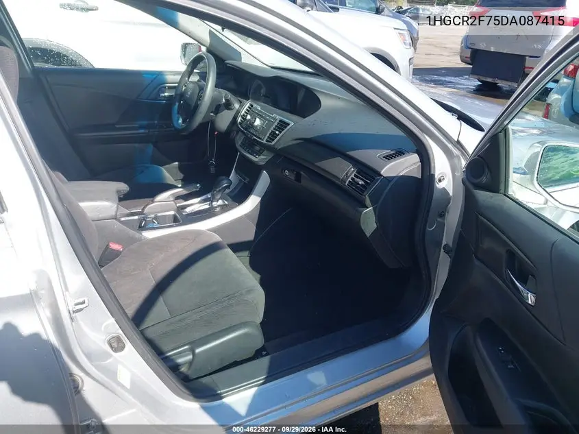 2013 HONDA ACCORD VIN 1HGCR2F75DA087415 — фото 5