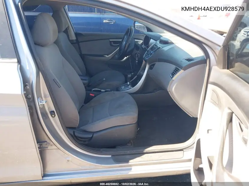 2013 HYUNDAI ELANTRA VIN KMHDH4AEXDU928579 — фото 5