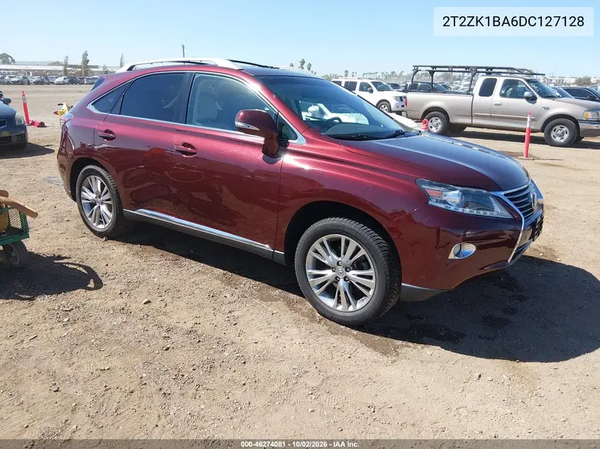 LEXUS RX 2013, VIN 2T2ZK1BA6DC127128