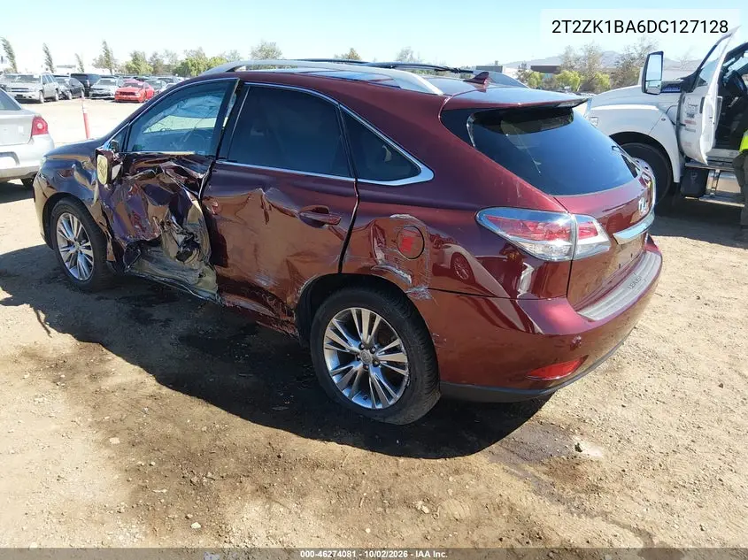 2013 LEXUS RX VIN 2T2ZK1BA6DC127128 — фото 3