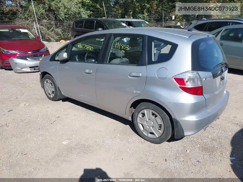 2013 HONDA FIT VIN JHMGE8H34DC073923 — фото 3