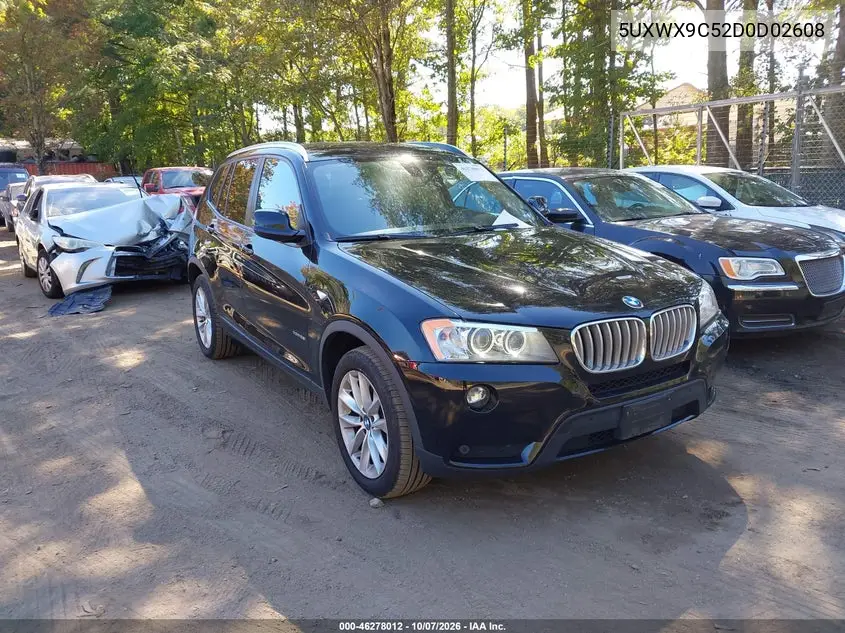 BMW X3 2013, VIN 5UXWX9C52D0D02608