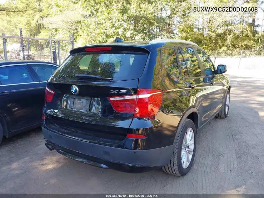 2013 BMW X3 VIN 5UXWX9C52D0D02608 — фото 4