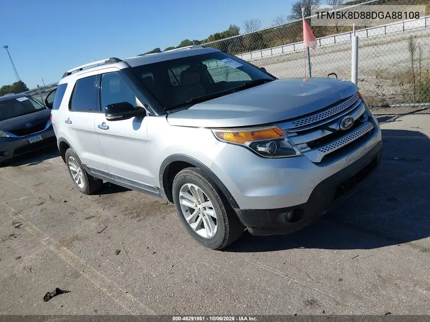 FORD EXPLORER 2013, VIN 1FM5K8D88DGA88108